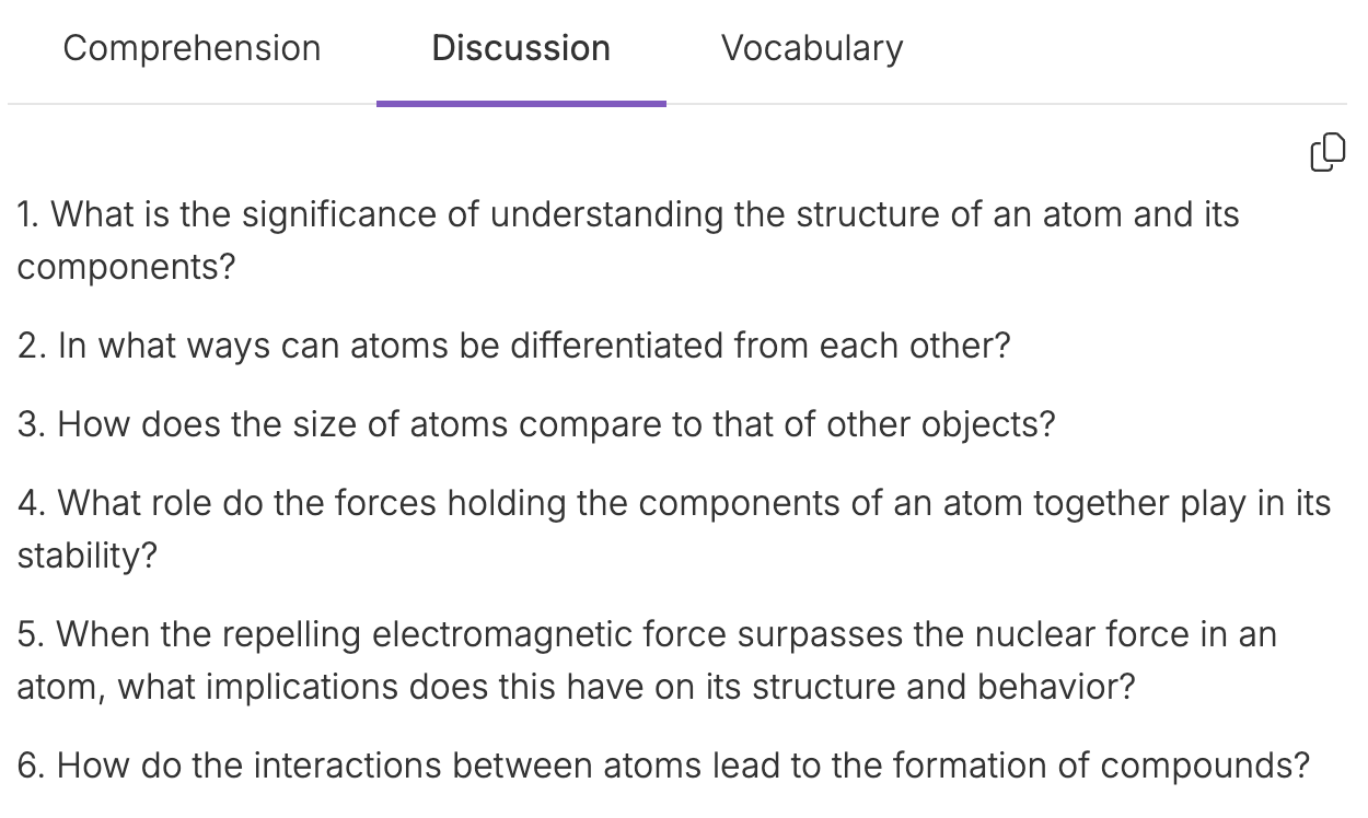 Discussion Qs